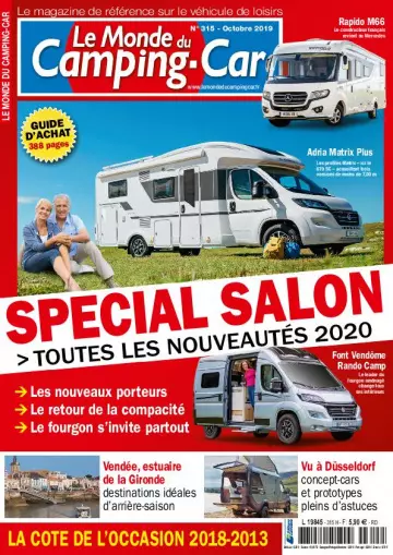 Le Monde du Camping-Car - Octobre 2019  [Magazines]