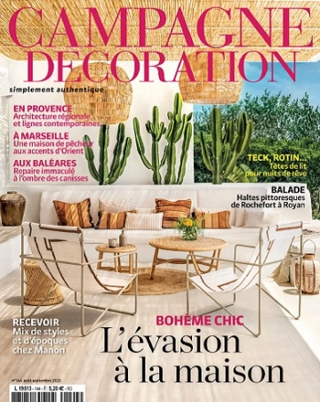 Campagne Décoration N°144 – Août-Septembre 2023  [Magazines]