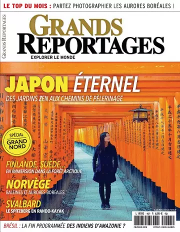 Grands Reportages N°457 – Février 2019  [Magazines]