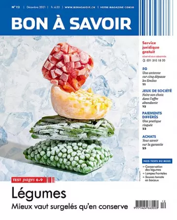 Bon à Savoir N°12 – Décembre 2021  [Magazines]