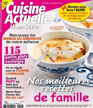 Cuisine Actuelle Hors Série N°152 – Octobre-Novembre 2020  [Magazines]