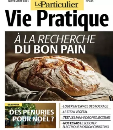 Le Particulier Vie Pratique N°483 – Novembre 2021  [Magazines]