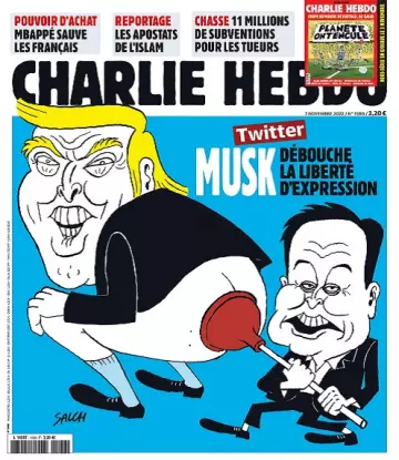 Charlie Hebdo N°1580 Du 2 au 8 Novembre 2022  [Journaux]