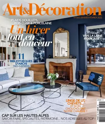 Art et Décoration N°565 – Janvier 2022  [Magazines]