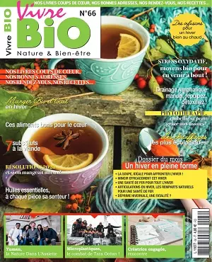 Vivre Bio N°66 – Janvier-Février 2020  [Magazines]