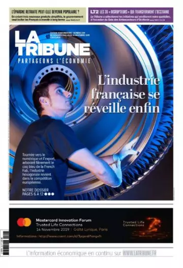 La Tribune - 8 Novembre 2019  [Magazines]