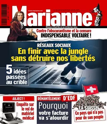 Marianne N°1248 Du 12 au 18 Février 2021  [Magazines]