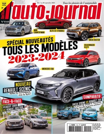 L’Auto-Journal N°1141 Du 7 au 20 Septembre 2023  [Magazines]