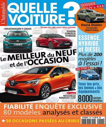 L’Automobile Magazine Quelle Voiture N°48 – Juillet-Septembre 2019  [Magazines]