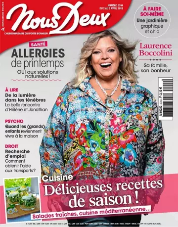 Nous Deux N°3744 Du 2 au 8 Avril 2019  [Magazines]