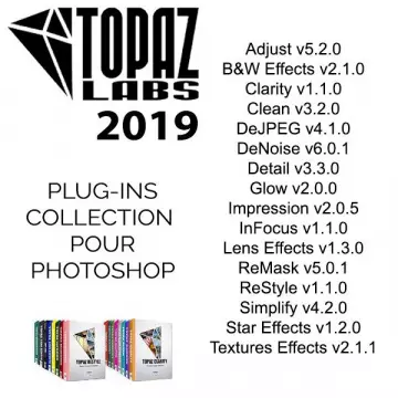 TOPAZ COLLECTION BUNDLE 2019 PLUG-INS POUR PHOTOSHOP